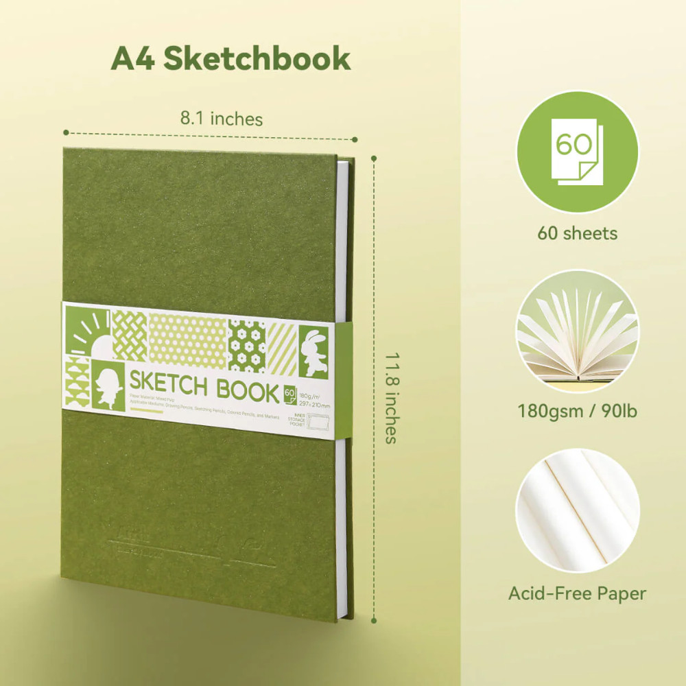 Arrtx Sketch Book A4 180g 60Φ