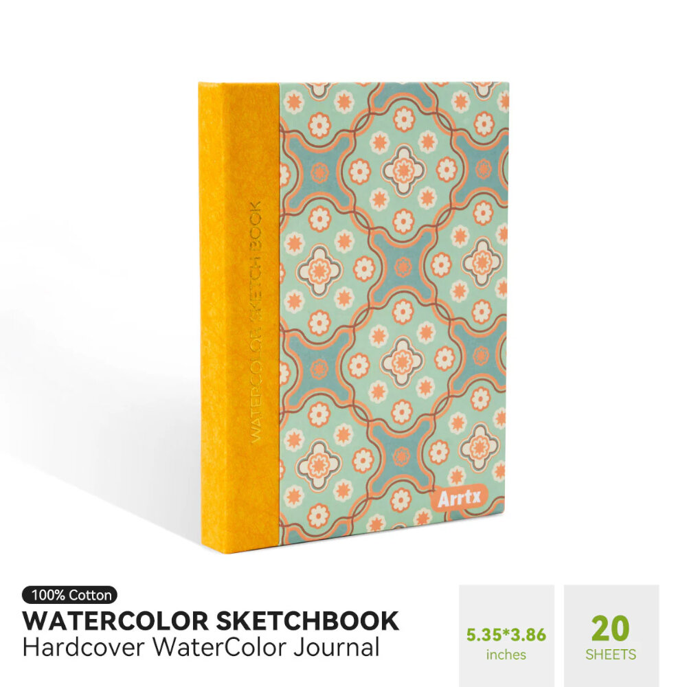 Arrtx Sketch Book Ακουαρέλας 9,8x13,6cm 300g