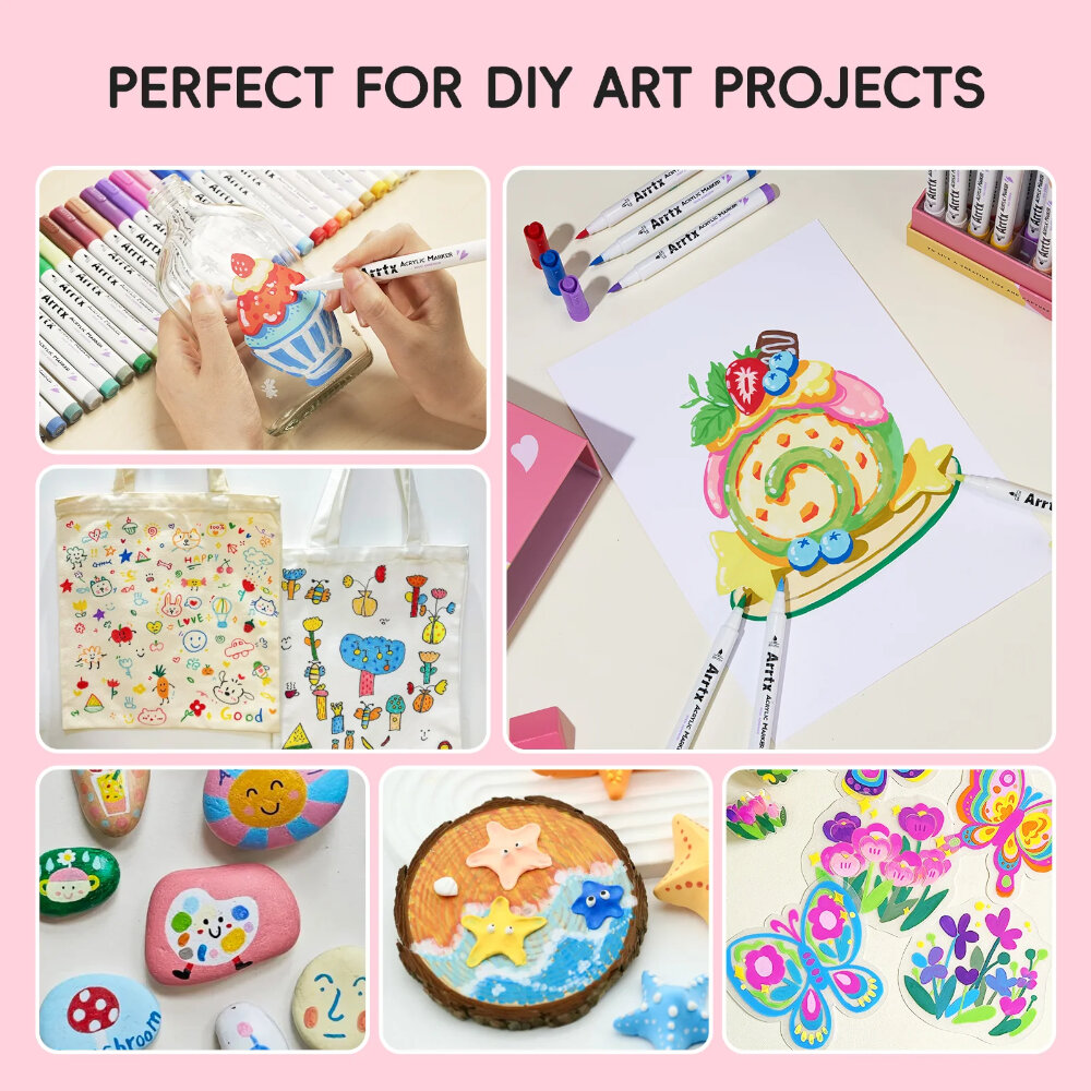 Arrtx 30 Ακρυλικοί Μαρκαδόροι Brush Tip Series D view 3