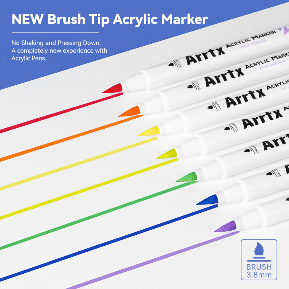 Arrtx 30 Ακρυλικοί Μαρκαδόροι Brush Tip Series B view 8