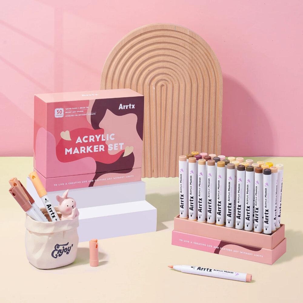 Arrtx 30 Ακρυλικοί Μαρκαδόροι Brush Tip Series C view 6