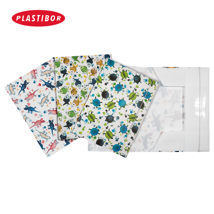 Plastibor Φάκελος Icon Sea 25x35cm με Λάστιχο Ράχη 3cm