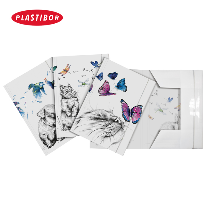Plastibor Φάκελος Icon Friends 25x35cm με Λάστιχο Ράχη 3cm