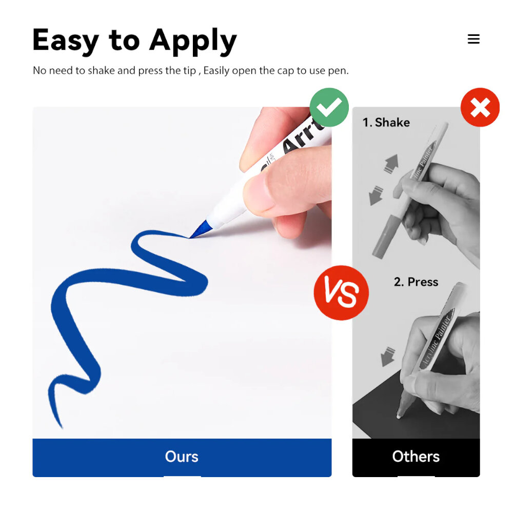 Arrtx 30 Ακρυλικοί Μαρκαδόροι Brush Tip Series B view 11